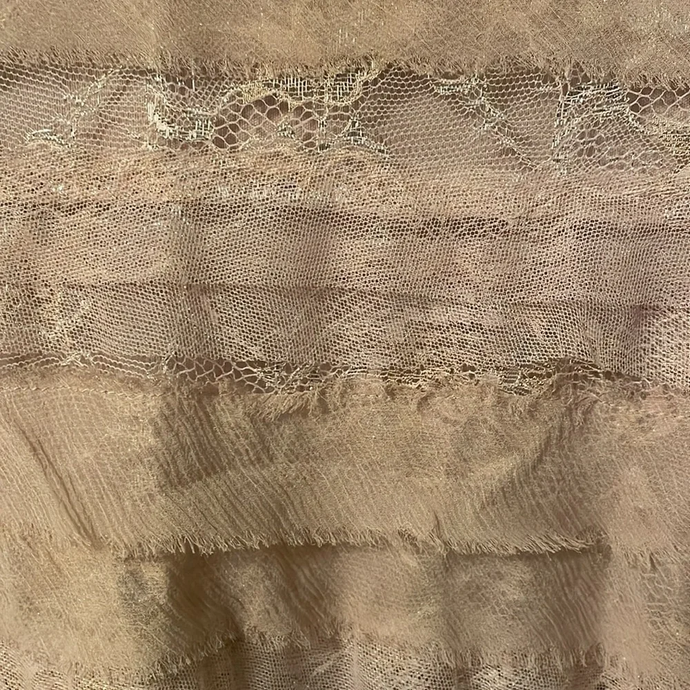 NWT‎ BCBGMaxazria Medium Strapless Dress Champagne